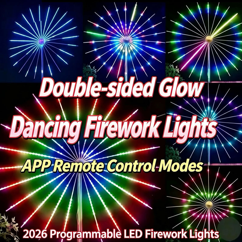 Outdoor Usb Power Strip - USB Powered RGBIC Firework LED Strip