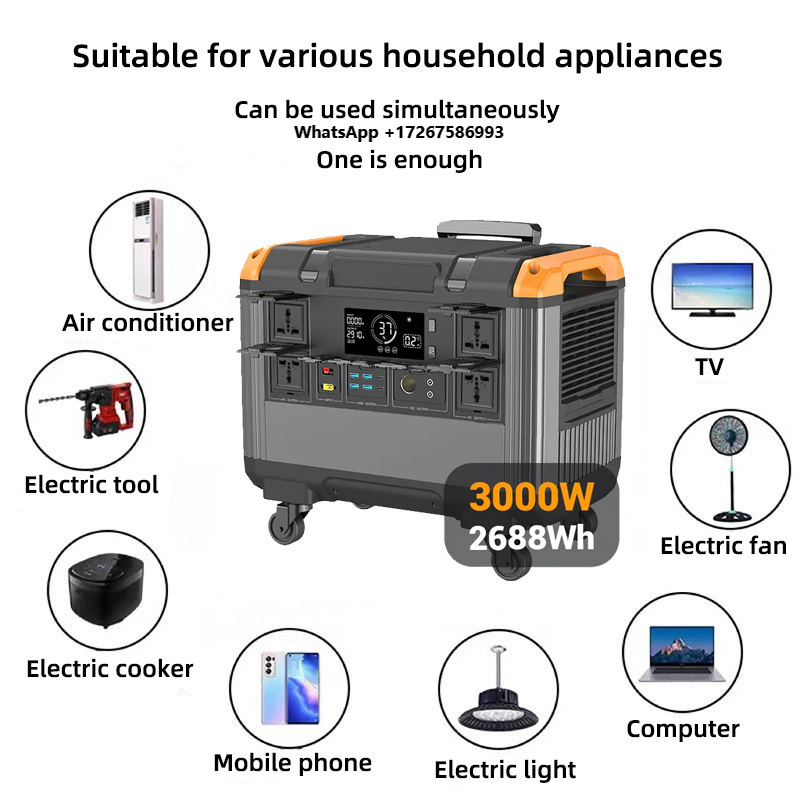 Outdoor Power Station - OEM Multi-purpose 3000W Power Station Fast