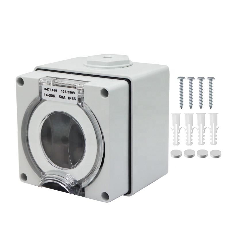50 Amp Generator RV Power Inle - Outdoor Power Inlet Box ulasan dan harga