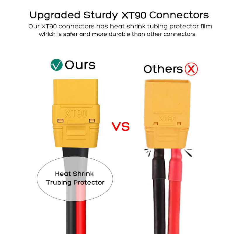 XT90 Male to XT90 Female Cable - Outdoor Power Station ulasan dan harga
