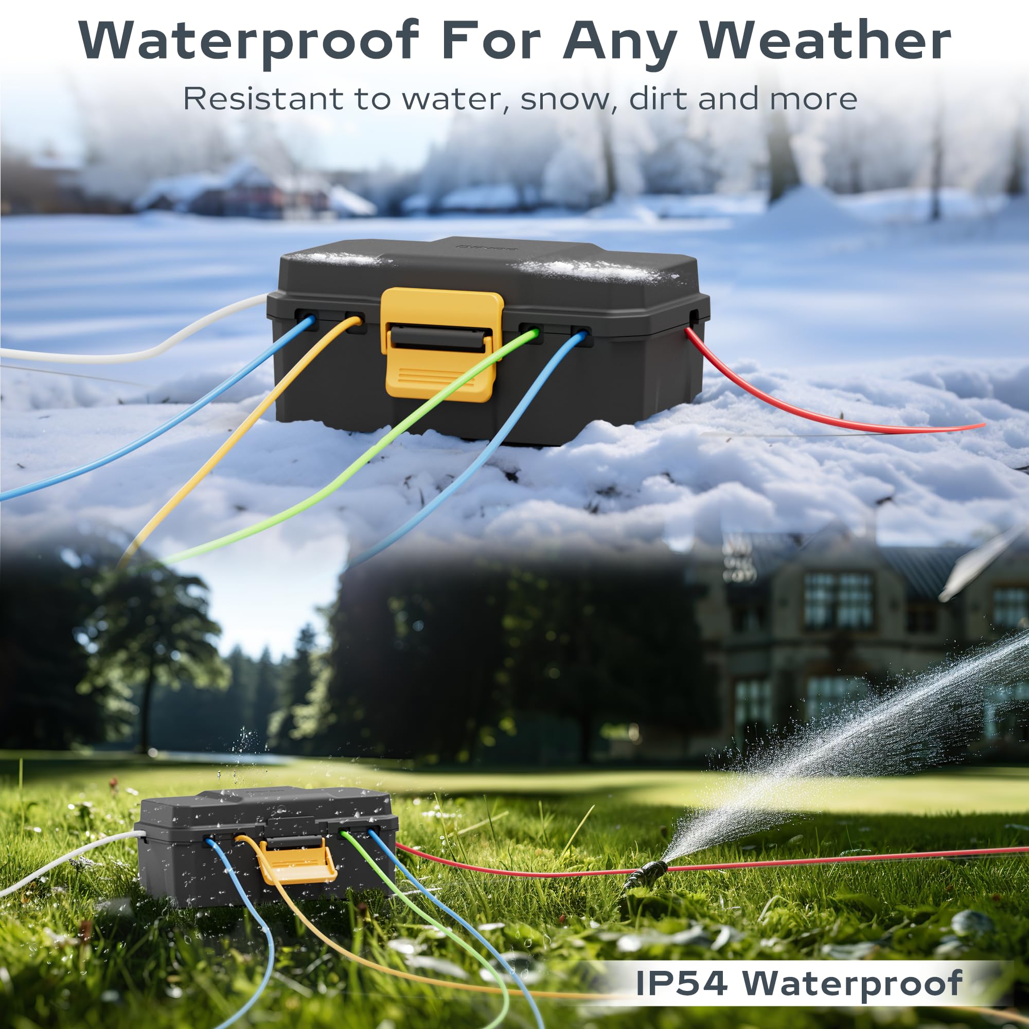 Diivoo Outdoor Waterproof Elec - Outdoor Power Inlet Box ulasan dan harga