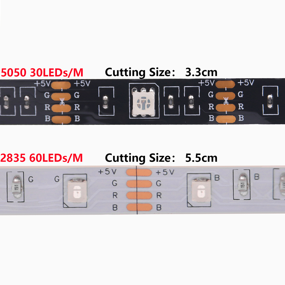 DC 5V 5050 RGB Strip LED Light - Outdoor Usb Power Strip ulasan dan harga