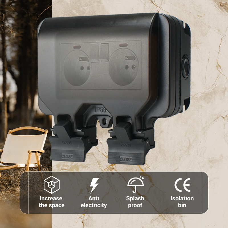 Avoir IP66 Double Power Socket - Outdoor Power Inlet Box ulasan dan harga