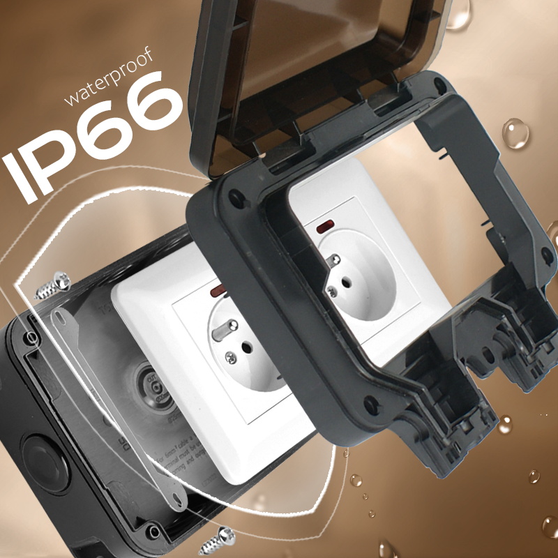 Avoir IP66 Double Power Socket - Outdoor Power Inlet Box ulasan dan harga