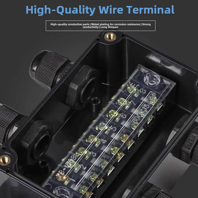 Waterproof Junction Box With T - Outdoor Power Cable Junction Box ulasan dan harga