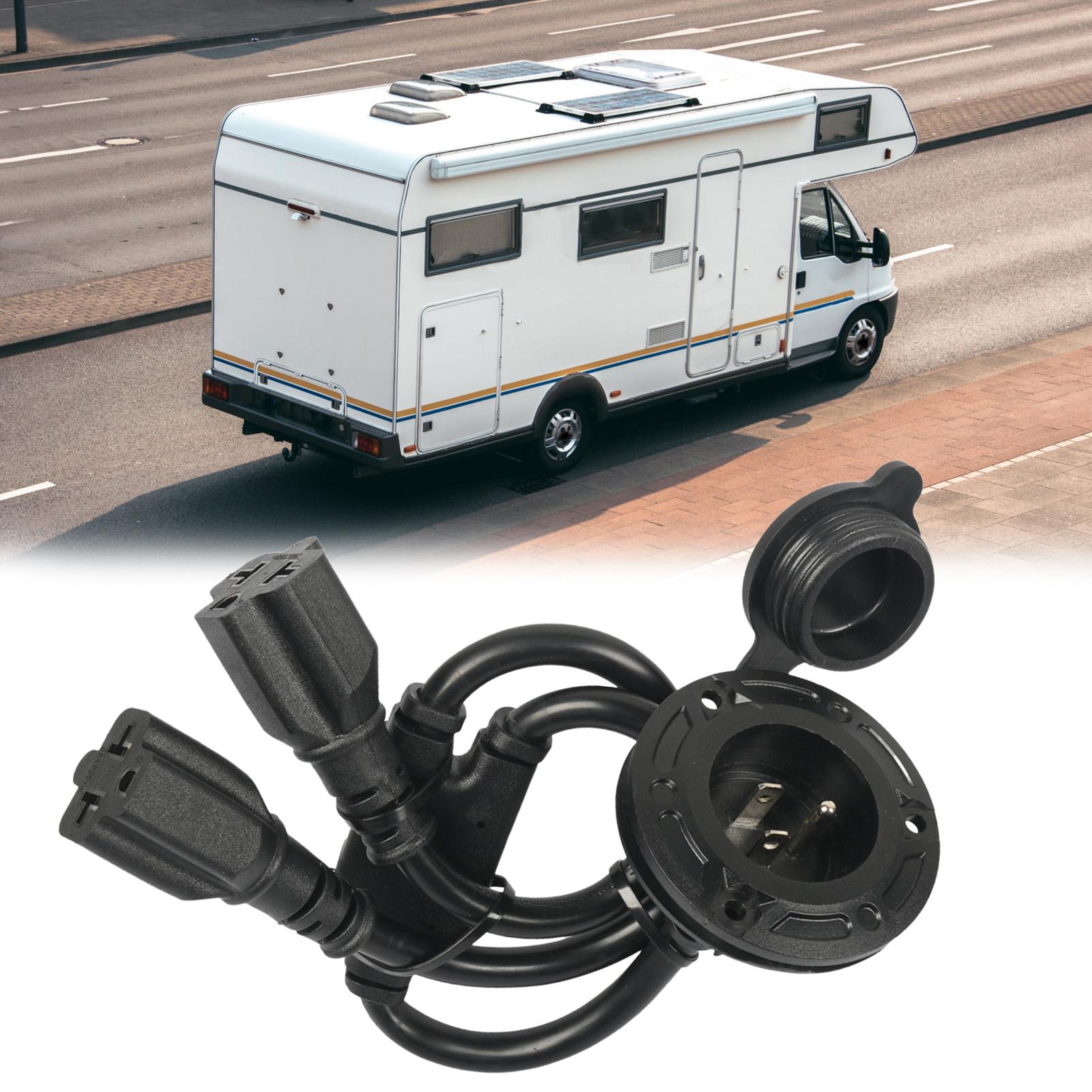 US Standard 125V RV Power Inle - Outdoor Power Outlet Install ulasan dan harga