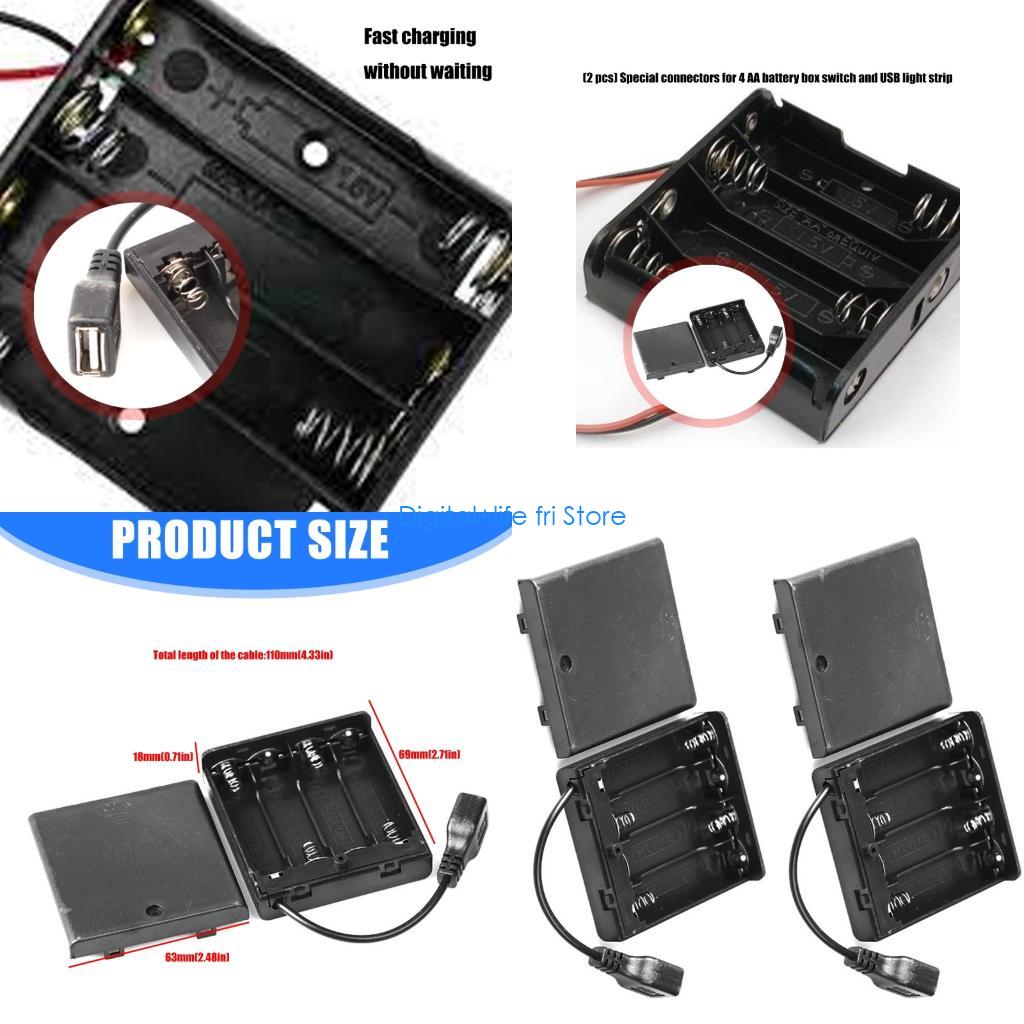 E06D 2A Battery Power Case Wit - Outdoor Usb Power Strip ulasan dan harga