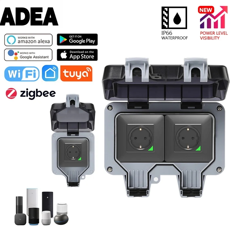 AdeaTuya Zigbee Electrical Out - Outdoor Power Outlet Not Working ulasan dan harga