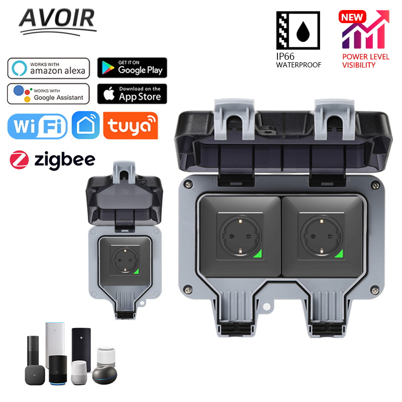 Avoir Tuya Zigbee Electrical O - Outdoor Power Outlet Not Working ulasan dan harga