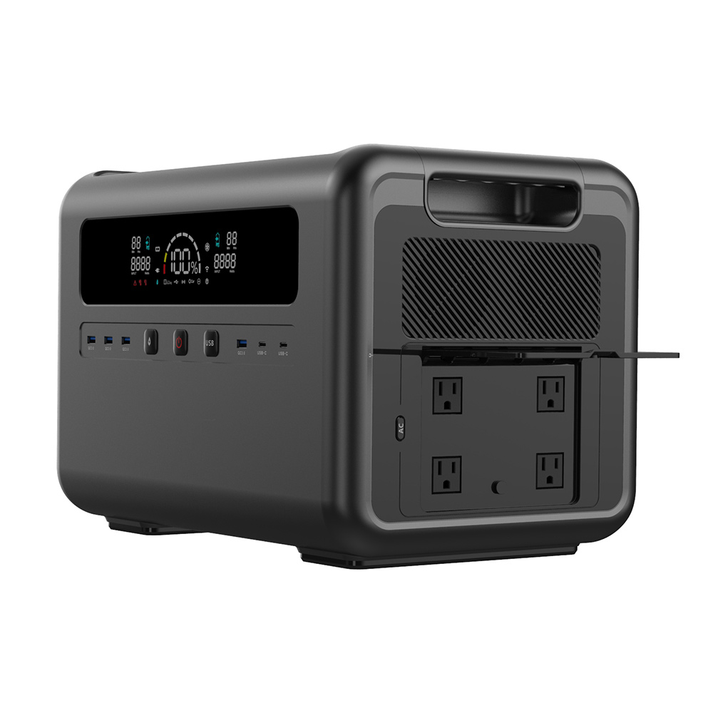 2400W Solar Power Generator, L - Outdoor Power Station ulasan dan harga