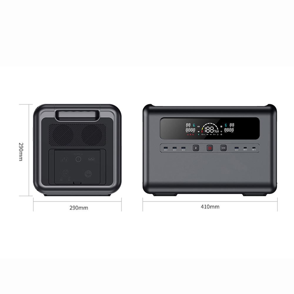 2400W Solar Power Generator, L - Outdoor Power Station ulasan dan harga