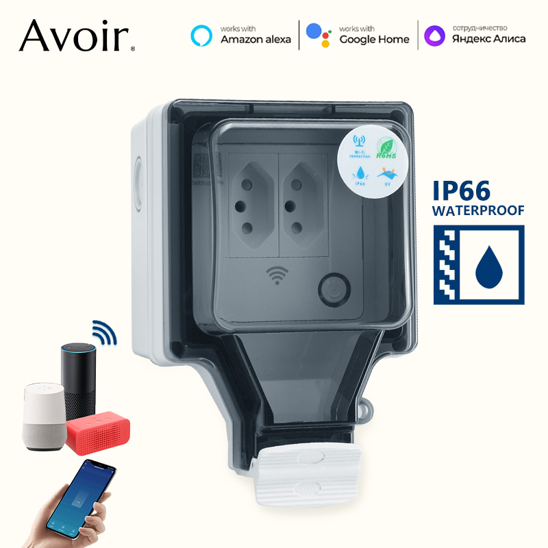 Avoir Tuya Wifi Smart Socket I - Outdoor Power Outlet Not Working ulasan dan harga