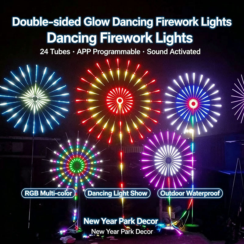 USB Powered RGBIC Firework LED - Outdoor Usb Power Strip ulasan dan harga