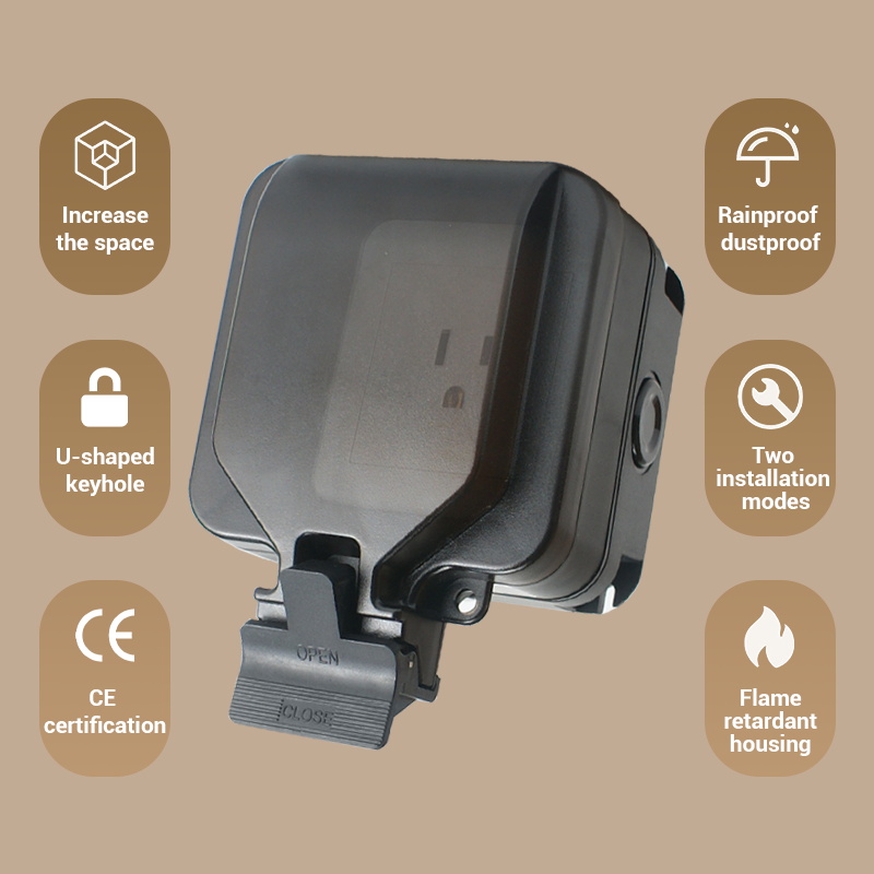 Avoir IP66 Wall Waterproof Soc - Outdoor Power Inlet Box ulasan dan harga