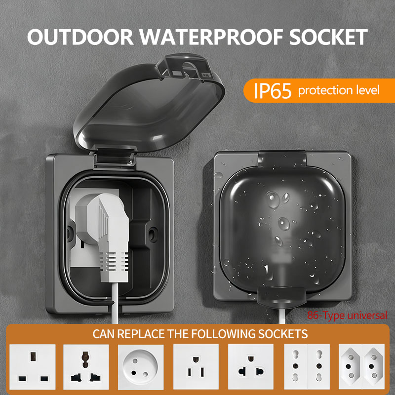 IP65 Waterproof Outdoor Socket - Outdoor Power Inlet Box ulasan dan harga