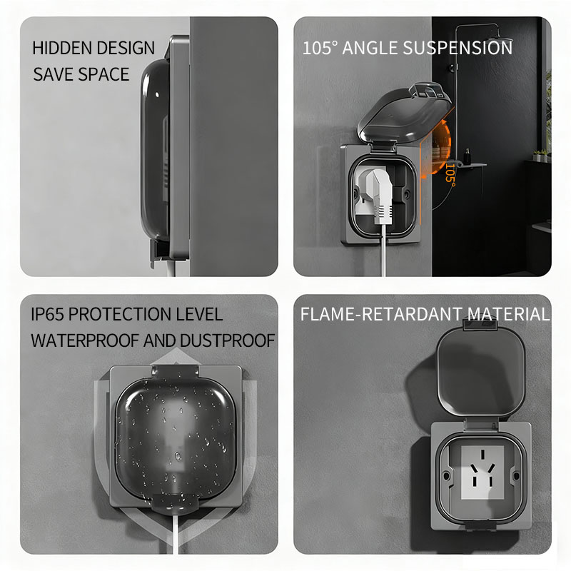IP65 Waterproof Outdoor Socket - Outdoor Power Inlet Box ulasan dan harga