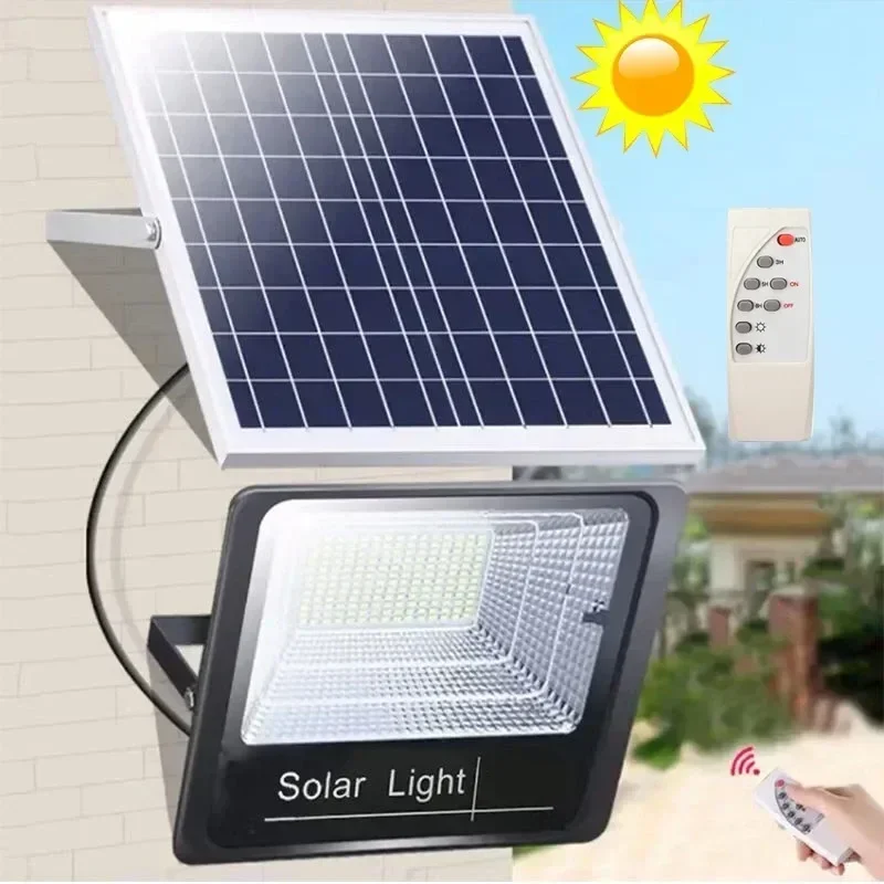 30W/60W/100W200W Solar Flood L - Outdoor Power Line ulasan dan harga