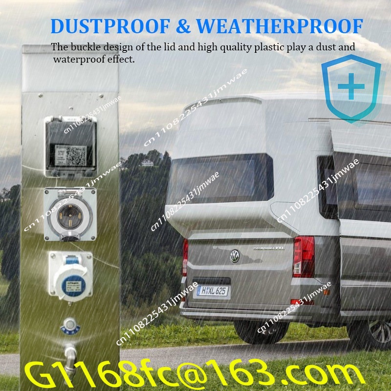 50 Amp Generator RV Power Inle - Outdoor Power Inlet Box ulasan dan harga