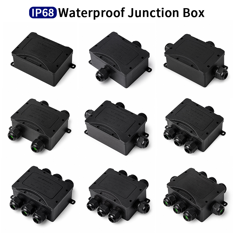 IP68 Waterproof Junction Box 2 - Outdoor Power Outlet Box ulasan dan harga