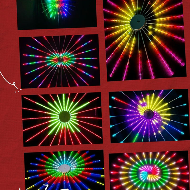 USB Powered RGBIC Firework LED - Outdoor Usb Power Strip ulasan dan harga