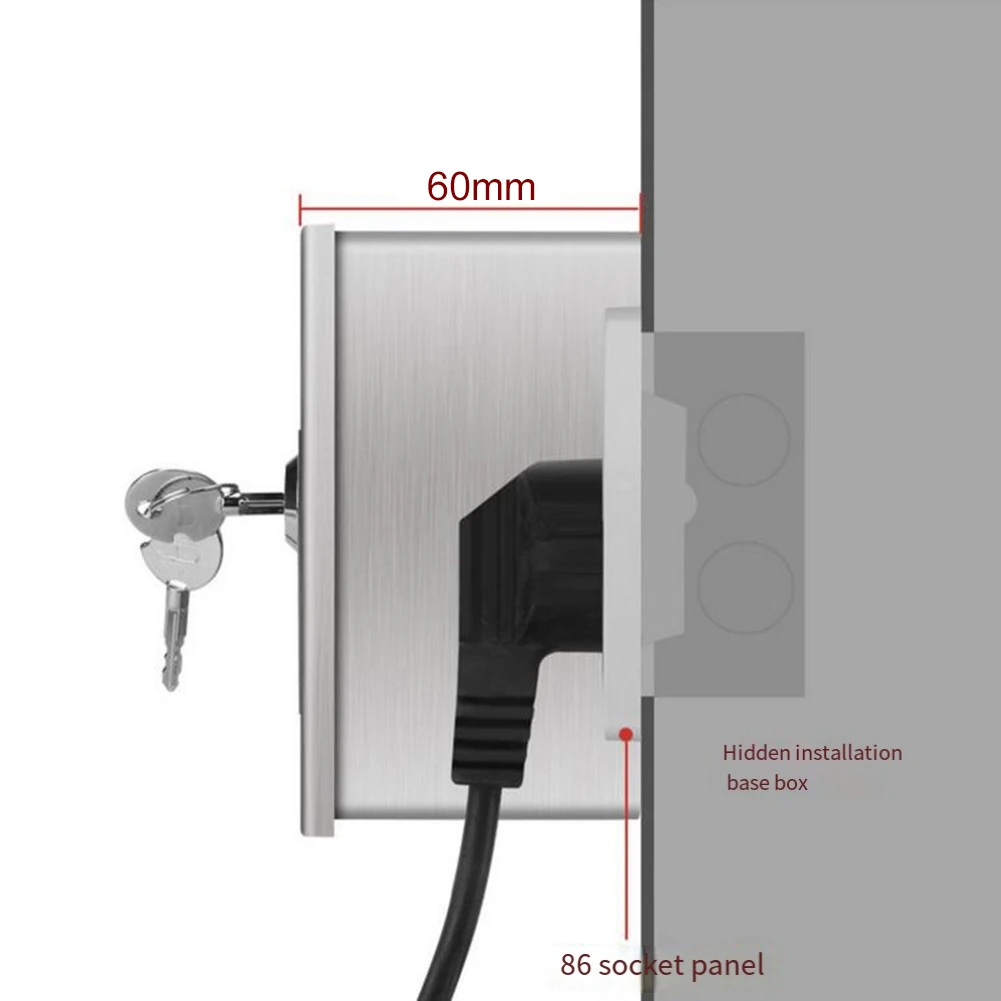 Waterproof Stainless Steel Ele - Outdoor Power Outlet Box ulasan dan harga