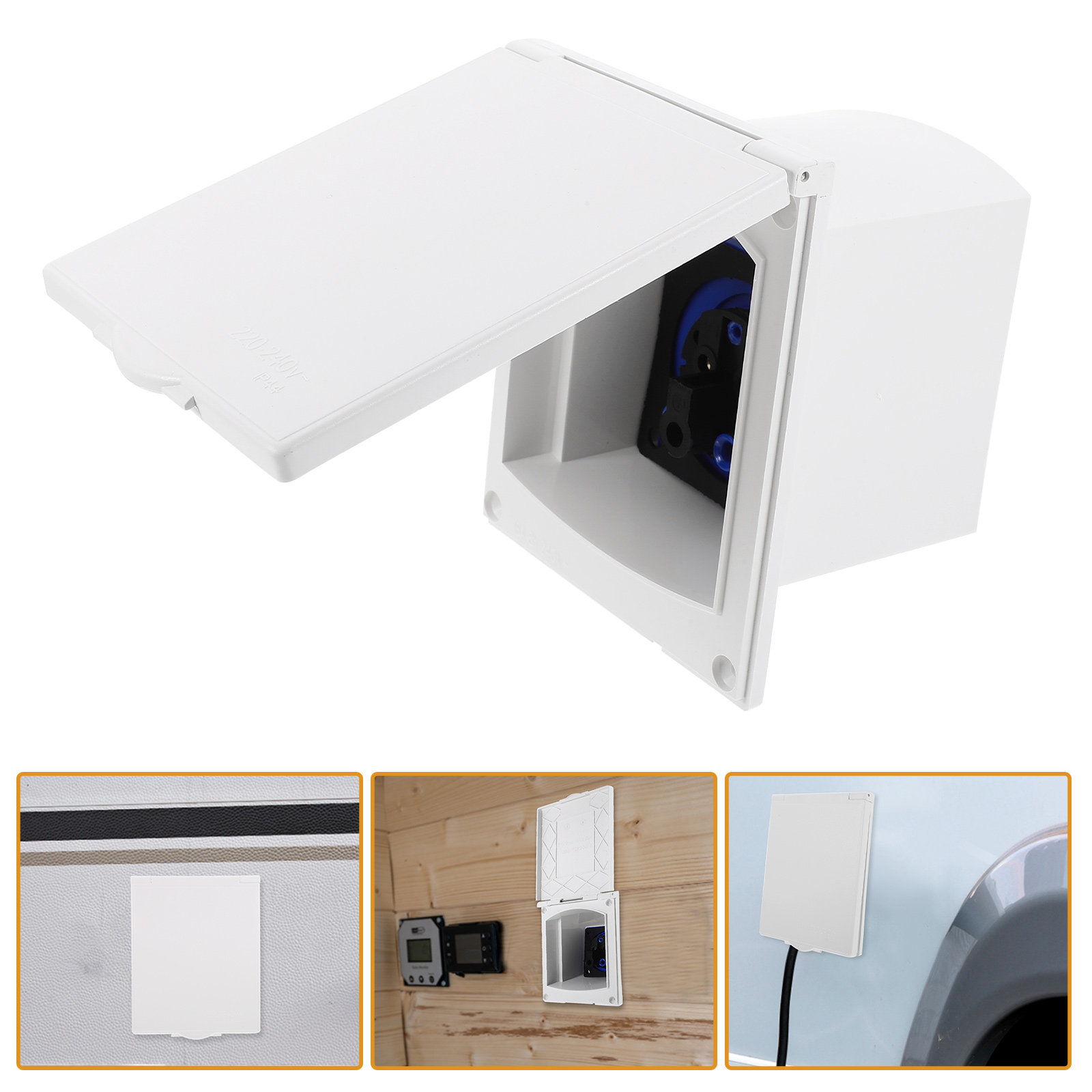 Rv Power Inlet Box 16A IP65 Ra - Outdoor Power Inlet Box ulasan dan harga