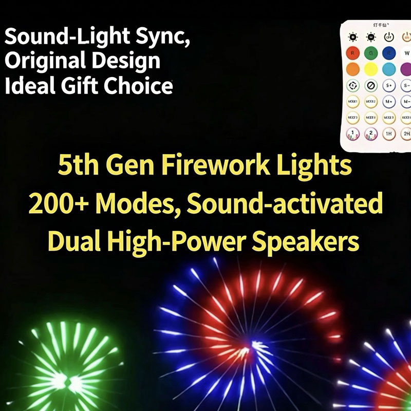 USB Powered RGBIC Firework LED - Outdoor Usb Power Strip ulasan dan harga