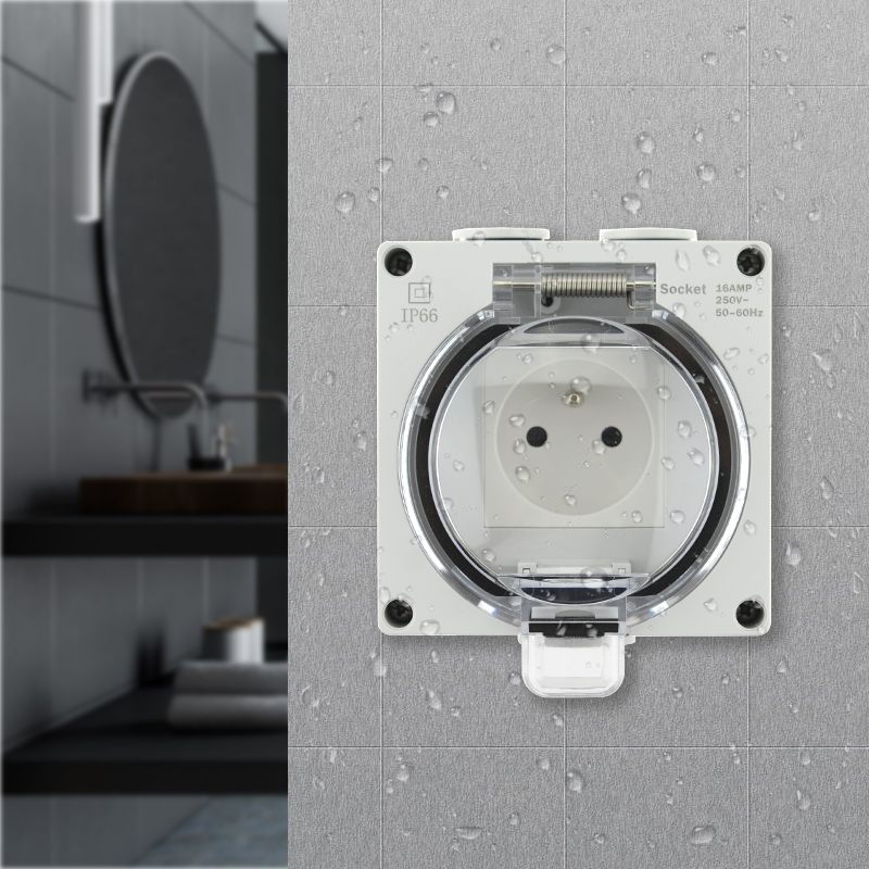 IP66 Waterproof Socket French  - Outdoor Power Inlet Box ulasan dan harga