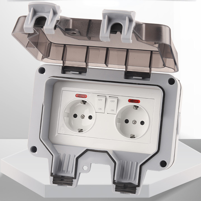 IP66 EU German standard doubll - Outdoor Usb Power Strip ulasan dan harga