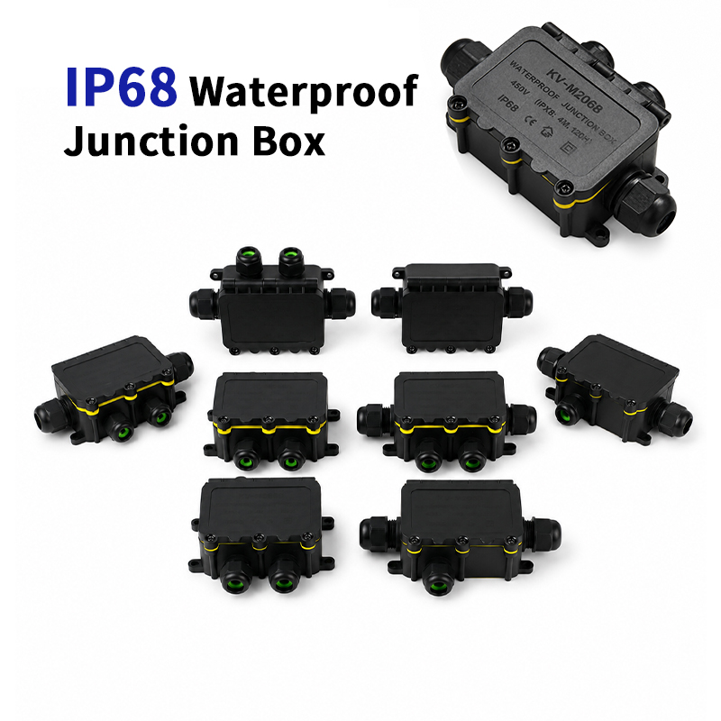 IP68 Waterproof Junction Box 2 - Outdoor Power Outlet Box ulasan dan harga