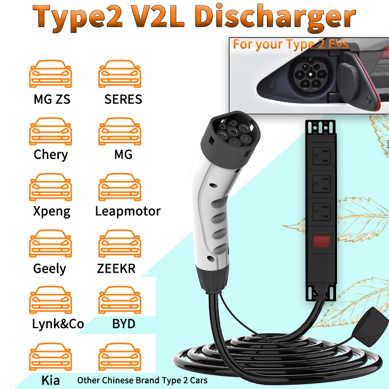 WUFEN Portable Type 2 V2L Cabl - Power Switch Outdoor ulasan dan harga