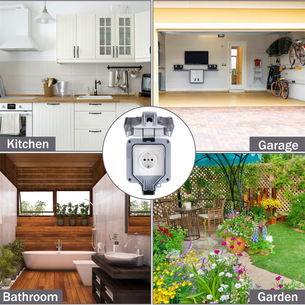 USB Type-C Wall Outdoor Waterp - Outdoor Usb Power Strip ulasan dan harga