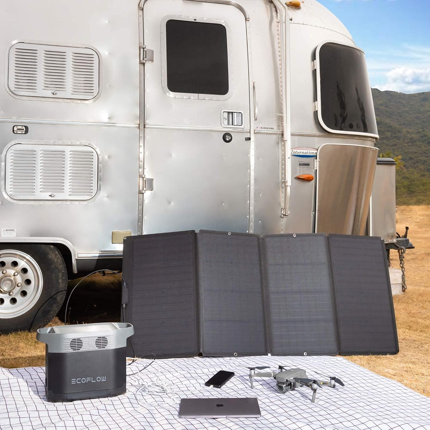 160 Watt Foldable Solar Panel  - Outdoor Power Station ulasan dan harga