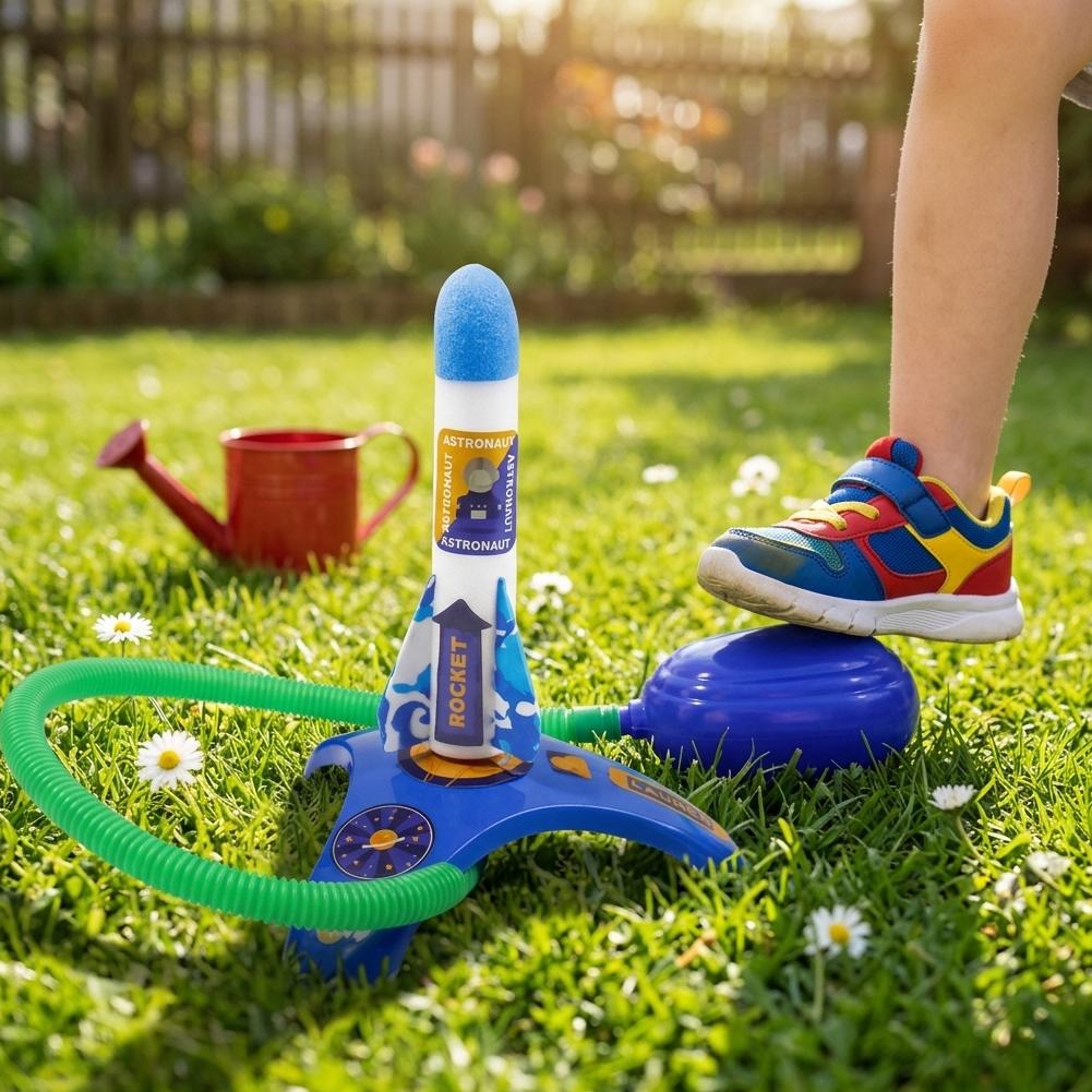 Air Rocket Foot Pump Launcher  - Outdoor Power And Pedal ulasan dan harga