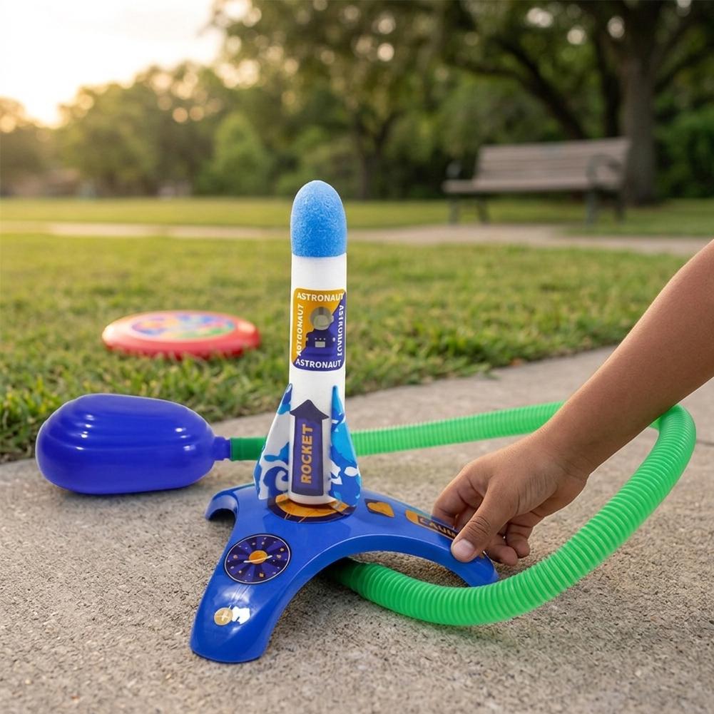 Air Rocket Foot Pump Launcher  - Outdoor Power And Pedal ulasan dan harga