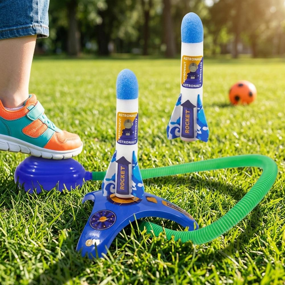 Air Rocket Foot Pump Launcher  - Outdoor Power And Pedal ulasan dan harga