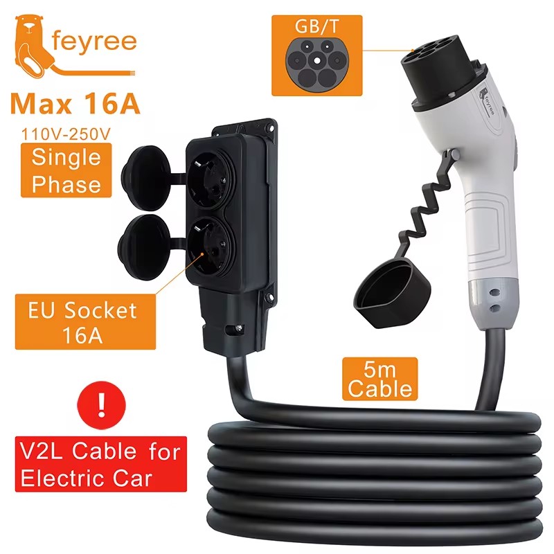 Feyree V2L Cable Discharge Plu - Outdoor Power Station ulasan dan harga