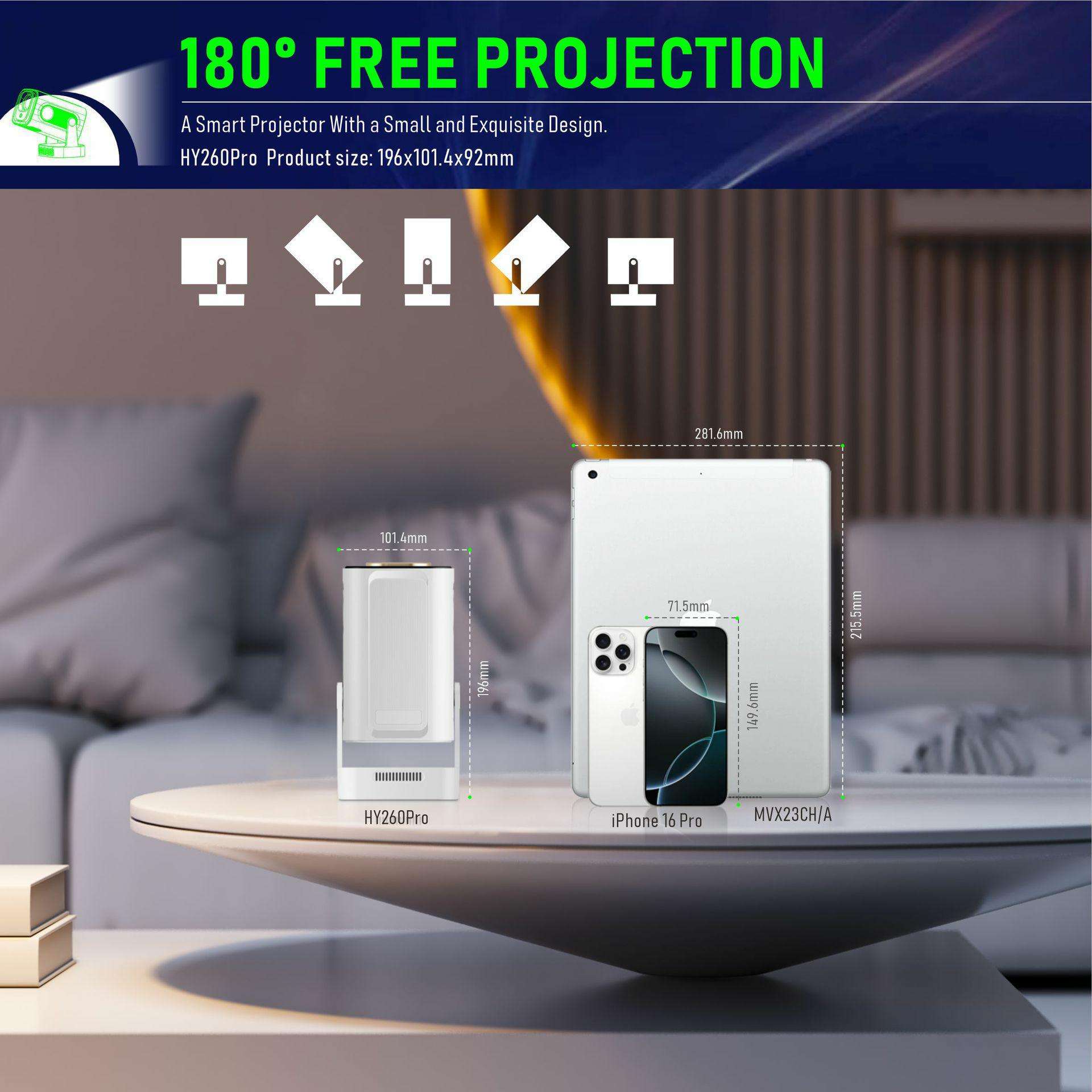 ApexTPSmart Projector HY260 PR - Outdoor Power Reno ulasan dan harga