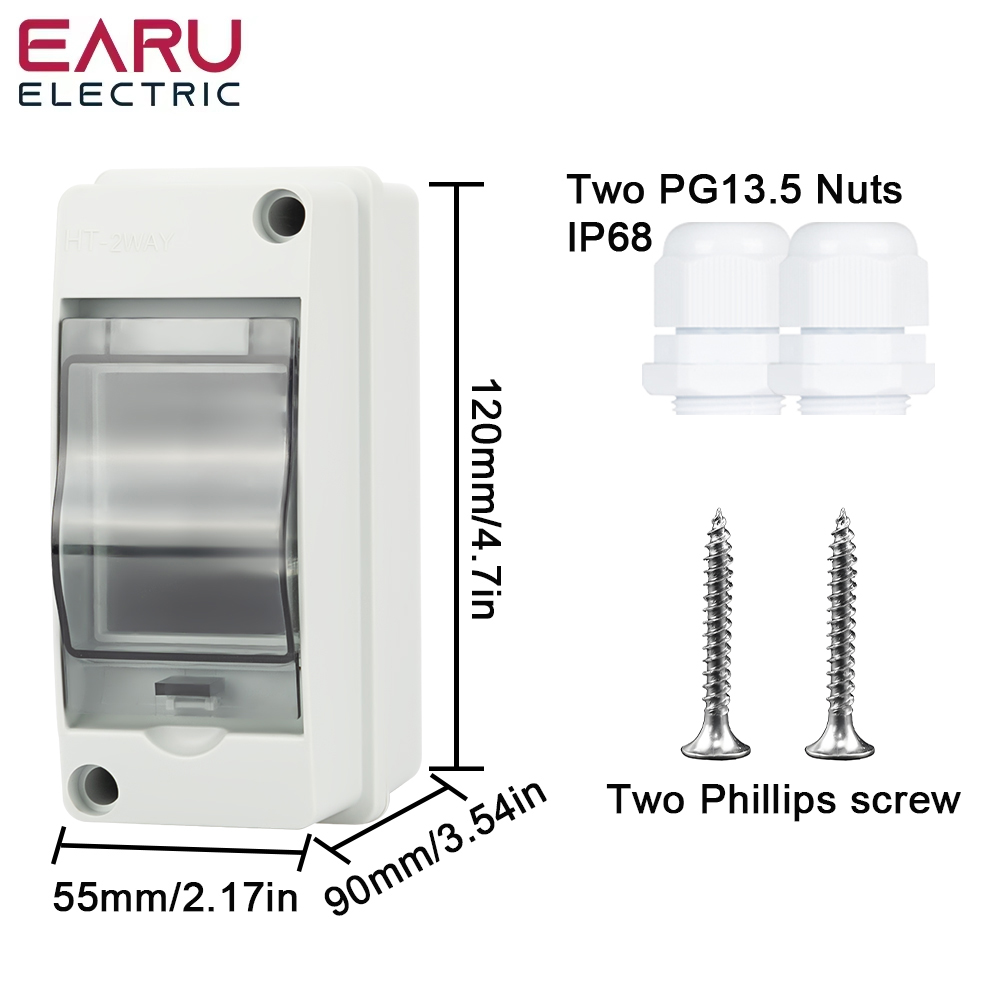 HT-2 IP65 Waterproof Distribut - Outdoor Power Outlet Box ulasan dan harga