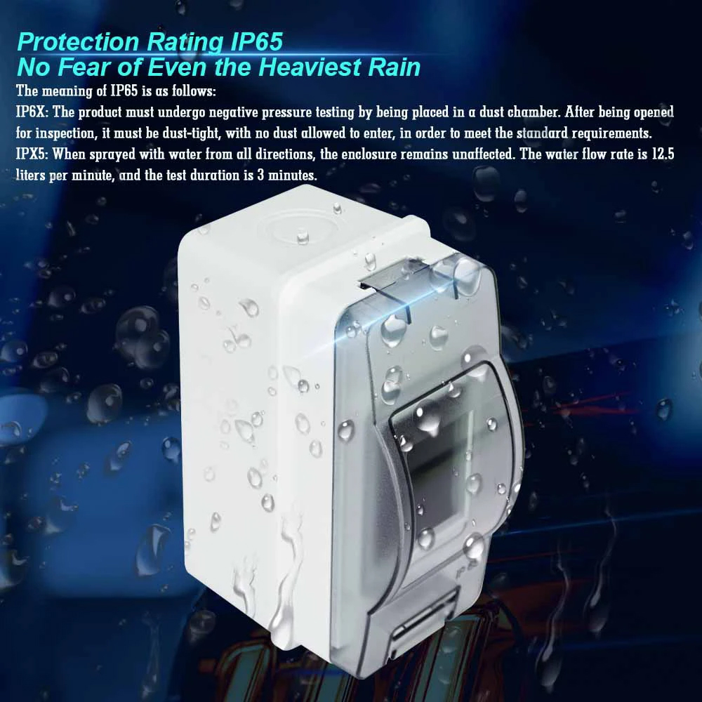 HT-2 IP65 Waterproof Distribut - Outdoor Power Outlet Box ulasan dan harga