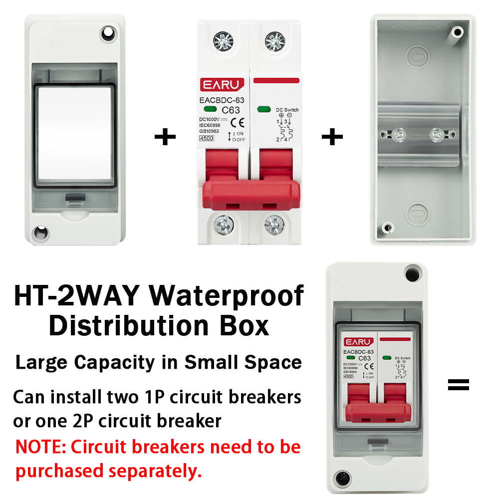 HT-2 IP65 Waterproof Distribut - Outdoor Power Outlet Box ulasan dan harga