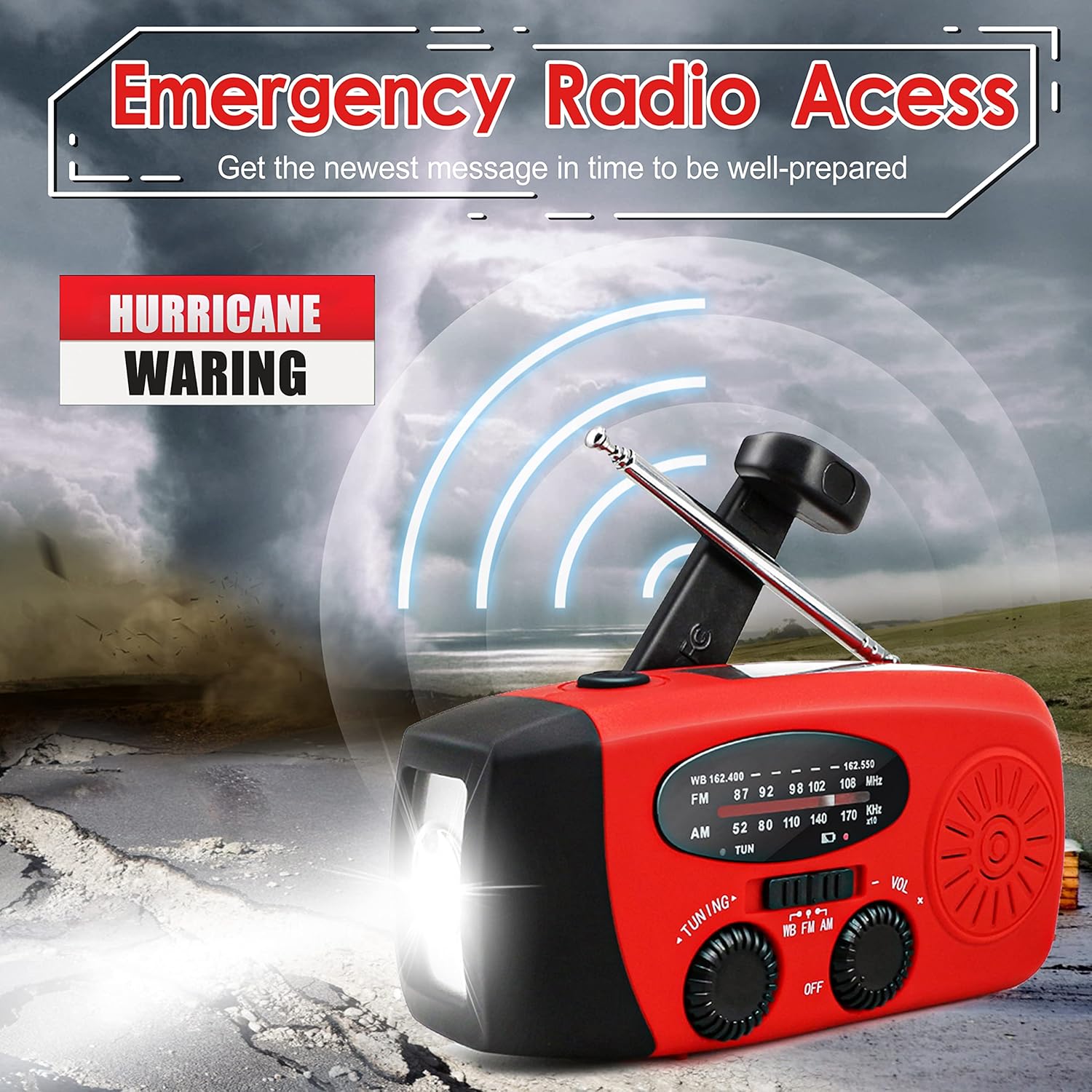 Portable Hand Crank Generator  - Outdoor Power Tool Kit ulasan dan harga